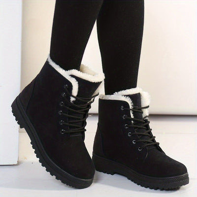 Dahlia™ Faux Fur Lace-Up Boots