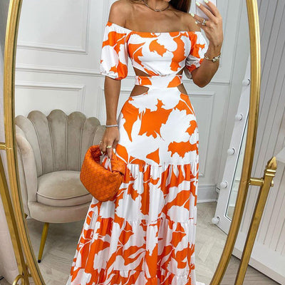 Lenora™ Off-Shoulder Maxi Dress