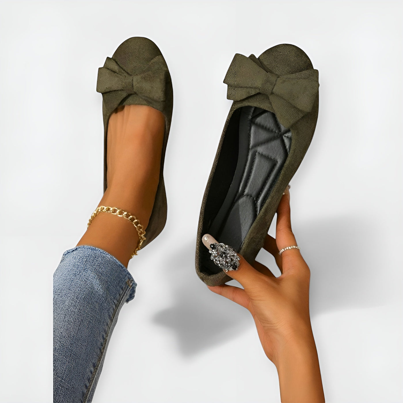 Haisley™ Stylish Comfort Bow Flats