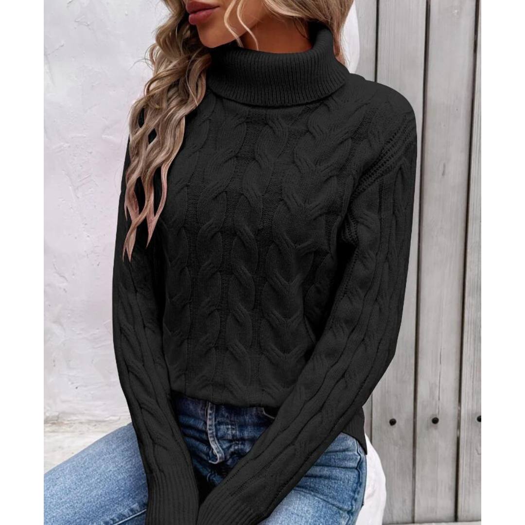 Ziva™ Elegant turtleneck jumper
