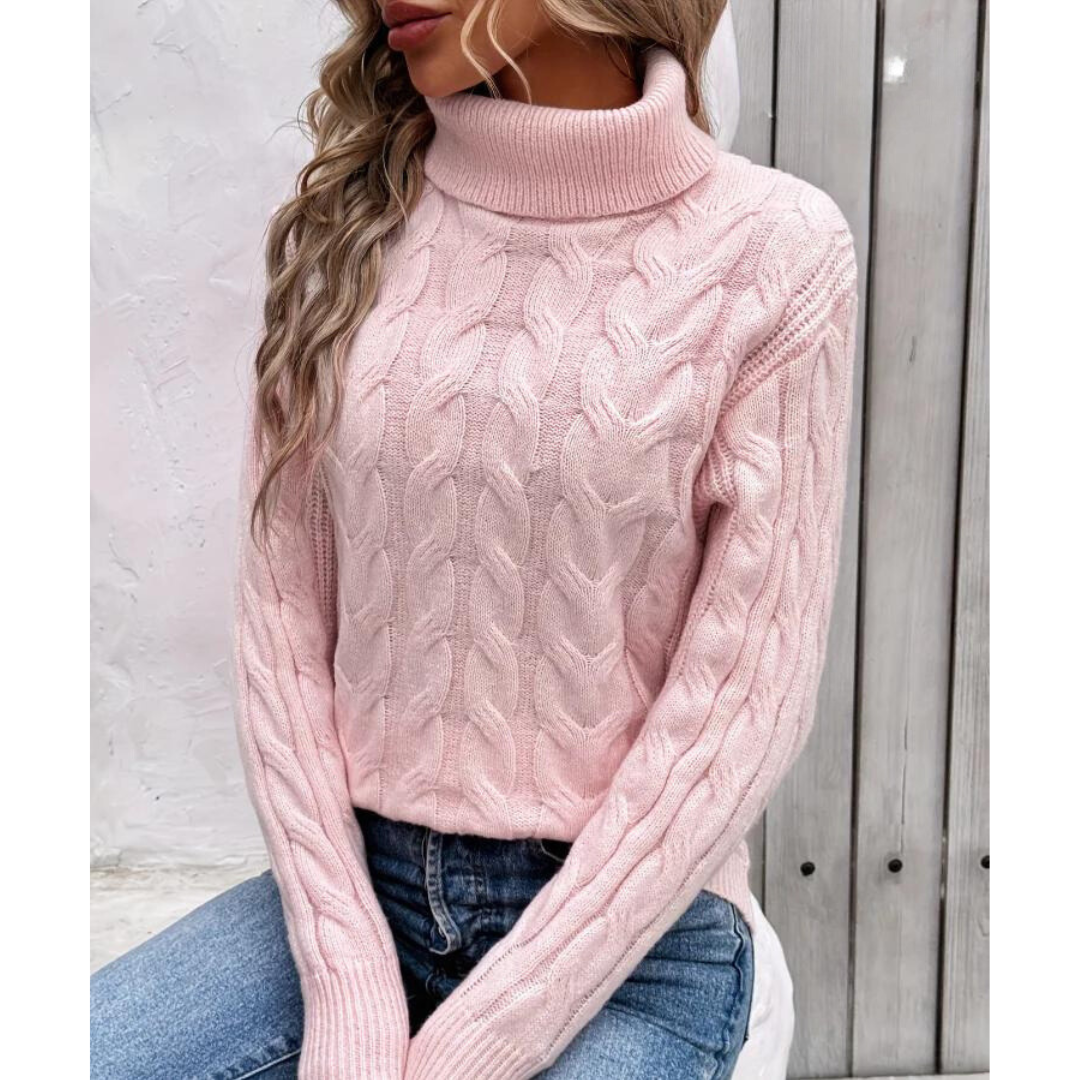 Ziva™ Elegant turtleneck jumper