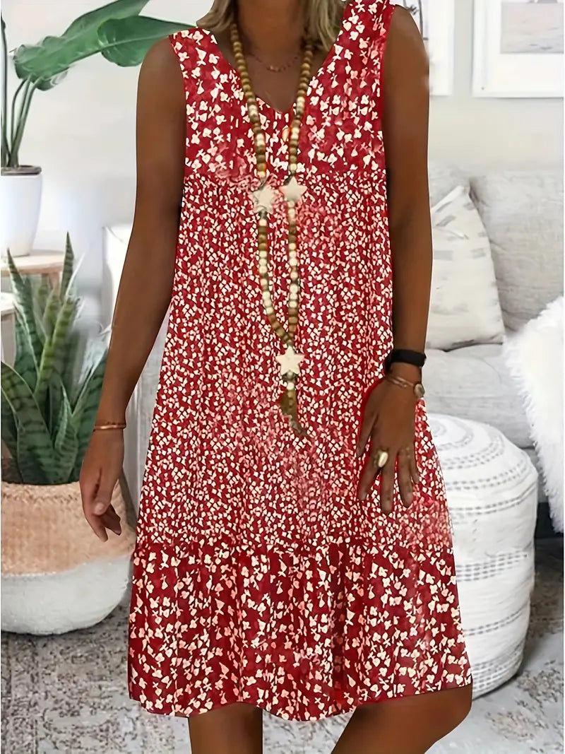 Avenelle – Sleeveless Floral Dress