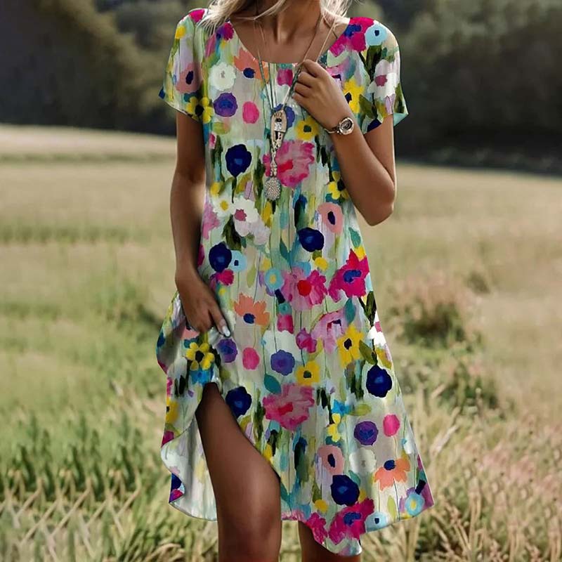Grace – Floral Print Dress