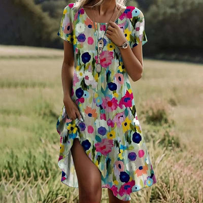 Grace – Floral Print Dress