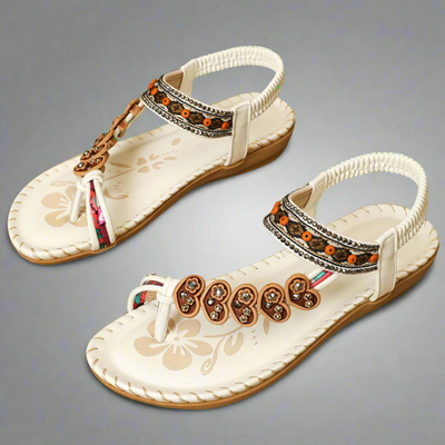 Lumen™ Boho Chic Embellished Sandals