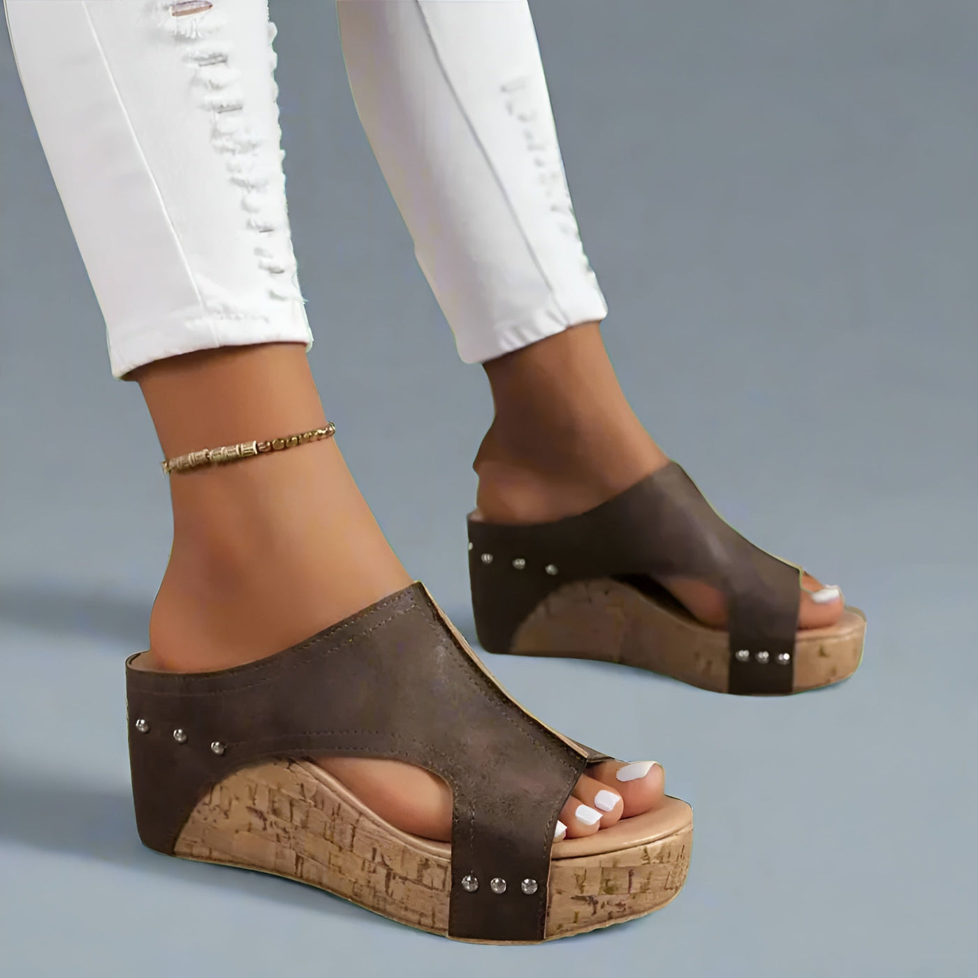 Ione™ Comfy Slip-On Wedge Sandals