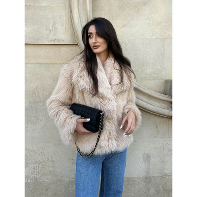 Henrietta™ Plush Crop Coat