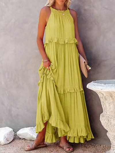 Mabel™ Ruffle Breeze Maxi Dress