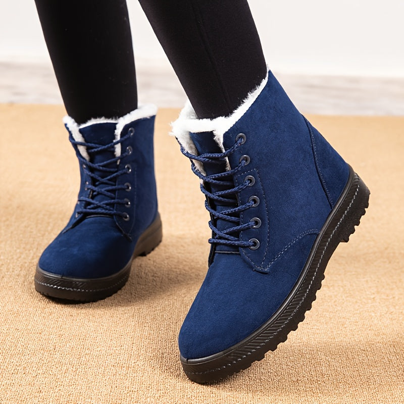 Dahlia™ Faux Fur Lace-Up Boots