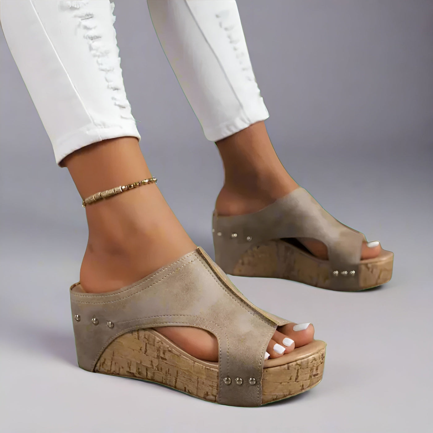 Ione™ Comfy Slip-On Wedge Sandals
