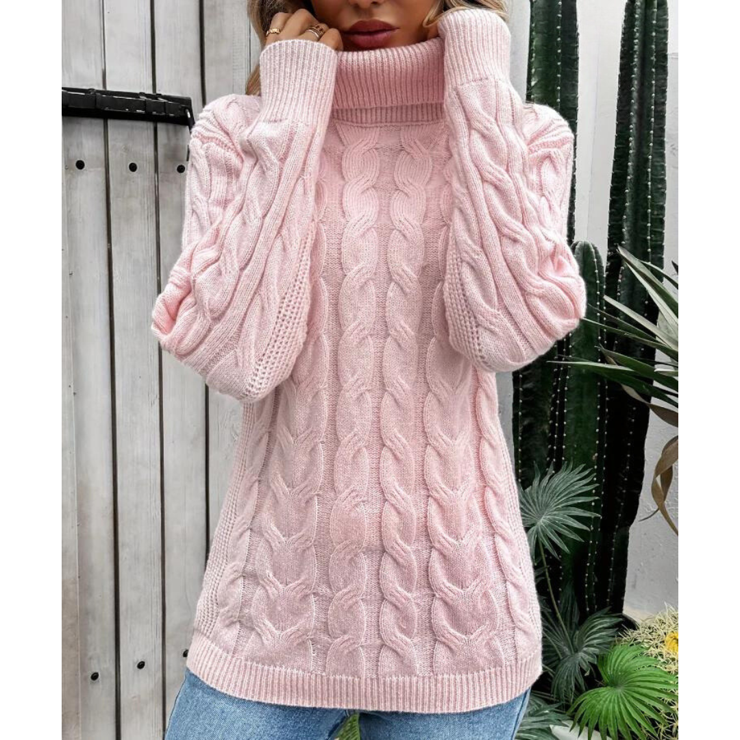 Ziva™ Elegant turtleneck jumper