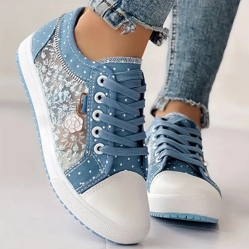 Jesslyn™ Floral Mesh Comfort Sneakers