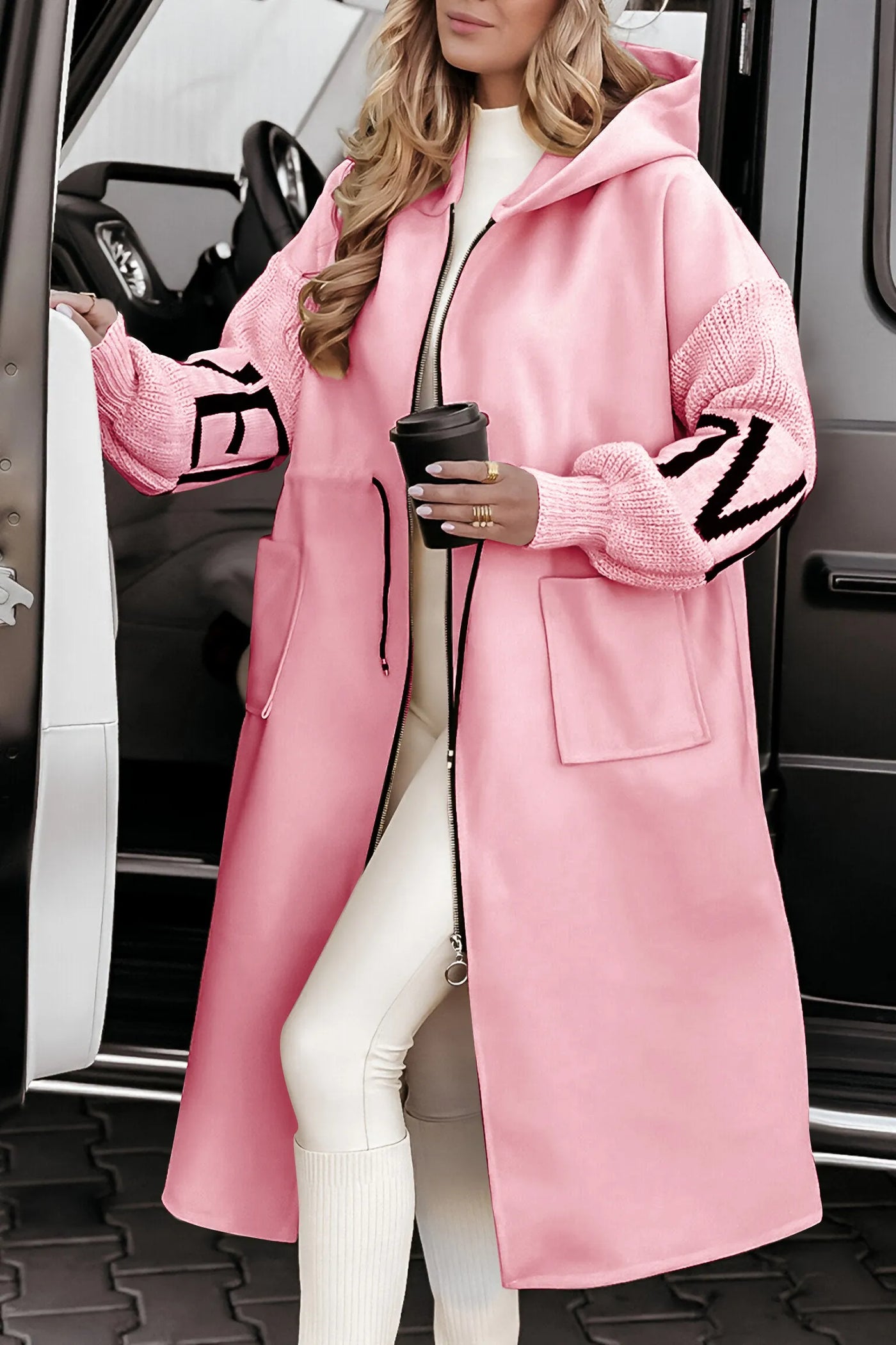 Leona™ Hooded Patchwork Jacket