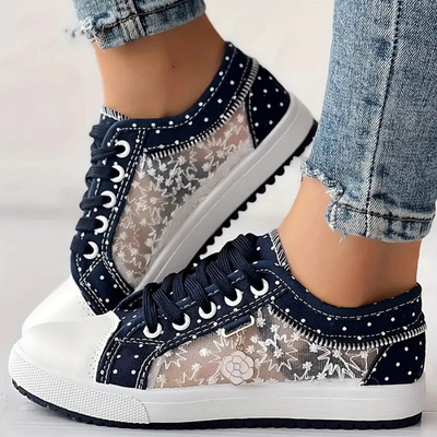 Jesslyn™ Floral Mesh Comfort Sneakers