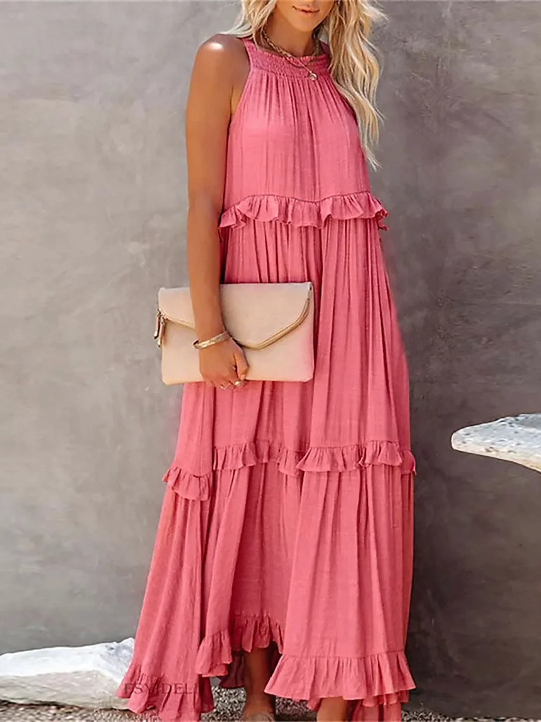 Mabel™ Ruffle Breeze Maxi Dress