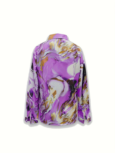 Summer – Abstract Print Shirt