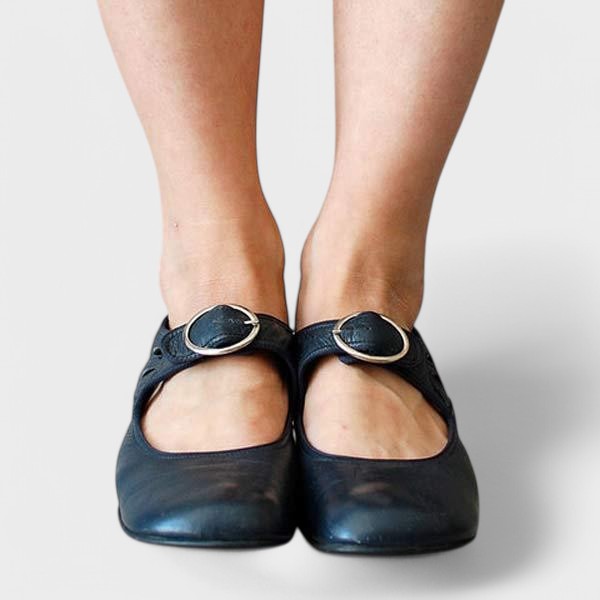 Keira™ Comfortable Low-Heel Strap Shoes