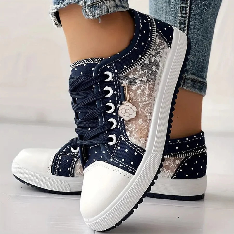 Jesslyn™ Floral Mesh Comfort Sneakers