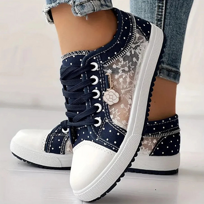 Jesslyn™ Floral Mesh Comfort Sneakers
