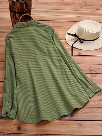 Valerie – Textured Button Detail Blouse