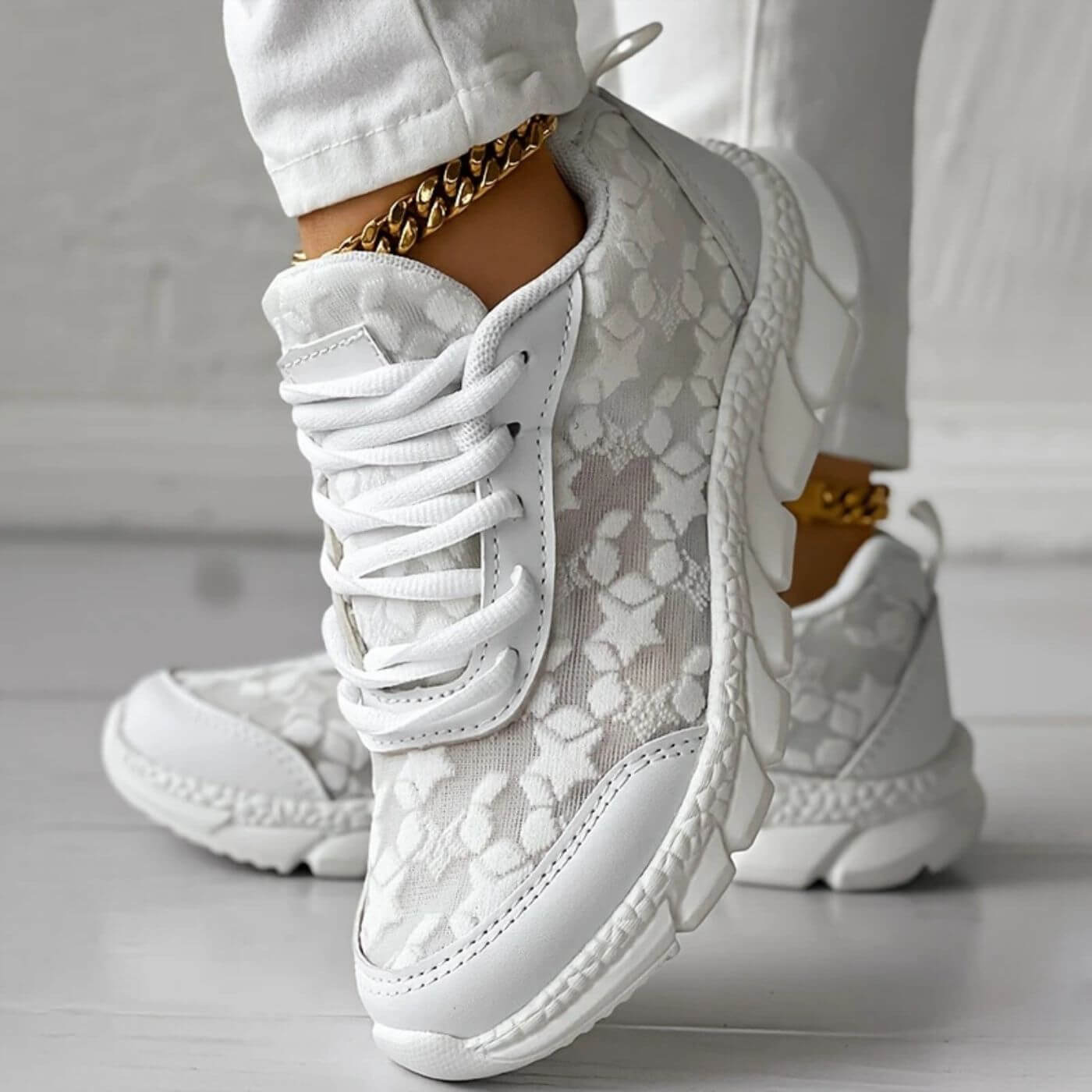 Dottie™ Breathable Orthopedic Lace Sneakers