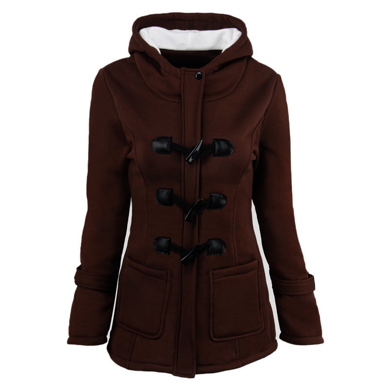 Henrietta™ Vintage Buckle Hooded Jacket