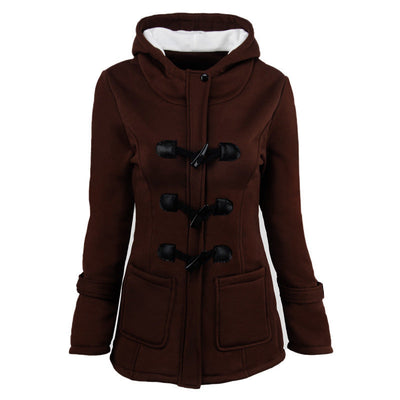 Henrietta™ Vintage Buckle Hooded Jacket