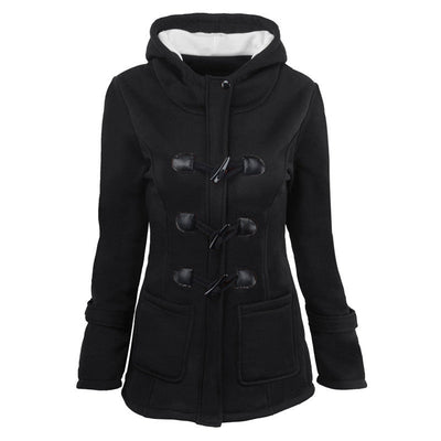 Henrietta™ Vintage Buckle Hooded Jacket