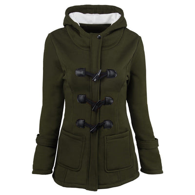 Henrietta™ Vintage Buckle Hooded Jacket