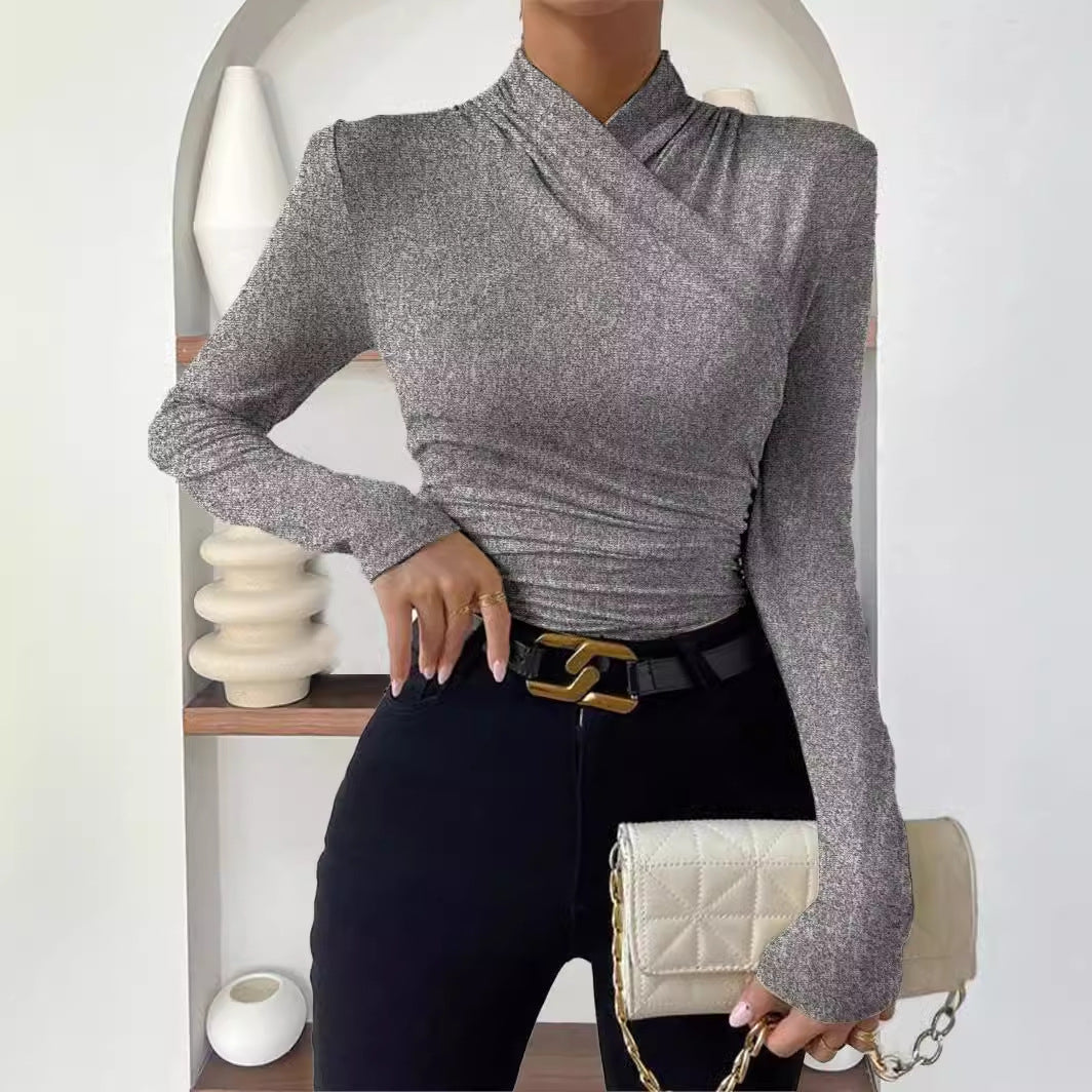 Angela – Elegant Wrap-Style Top