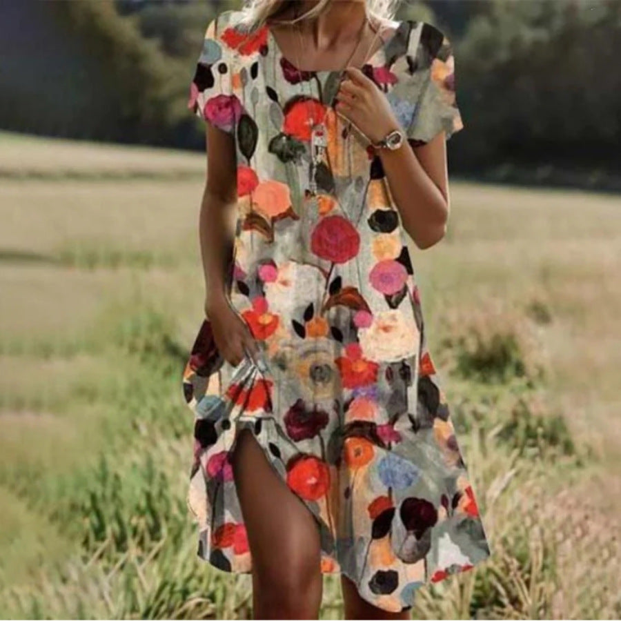 Grace – Floral Print Dress