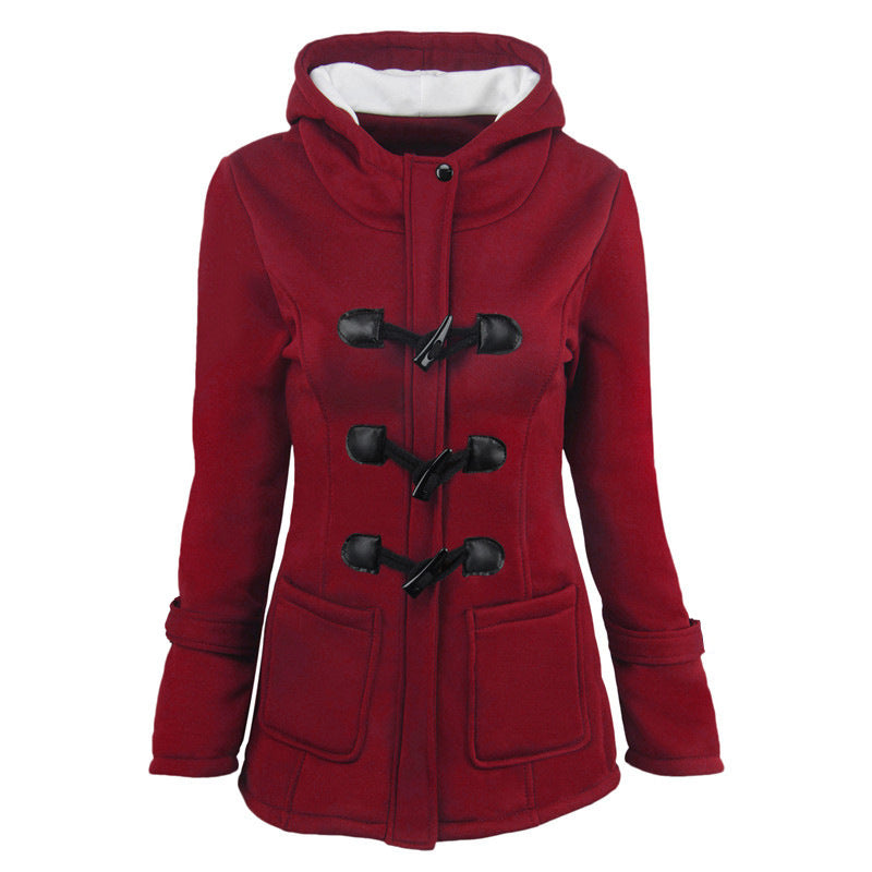 Henrietta™ Vintage Buckle Hooded Jacket