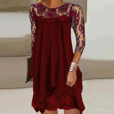 Edith™ Lace Embroidered Sexy Dress