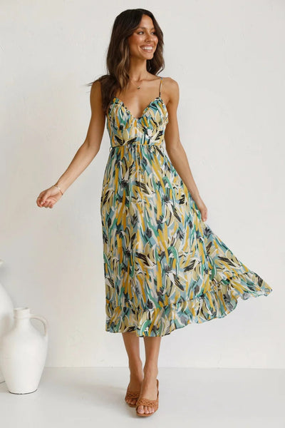 Fallon™ Bohemian Print Summer Dress