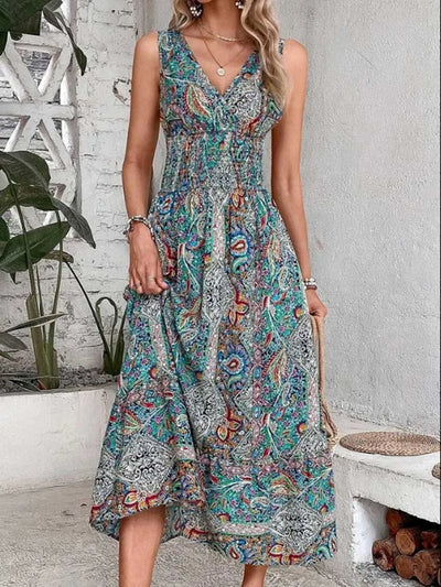 Katia™ Sleeveless Maxi Boho Dress