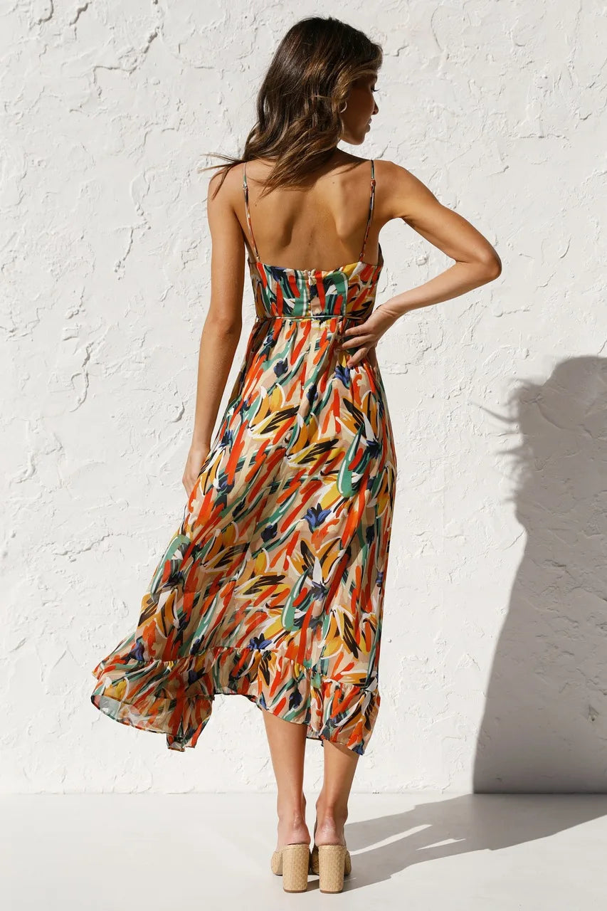 Fallon™ Bohemian Print Summer Dress