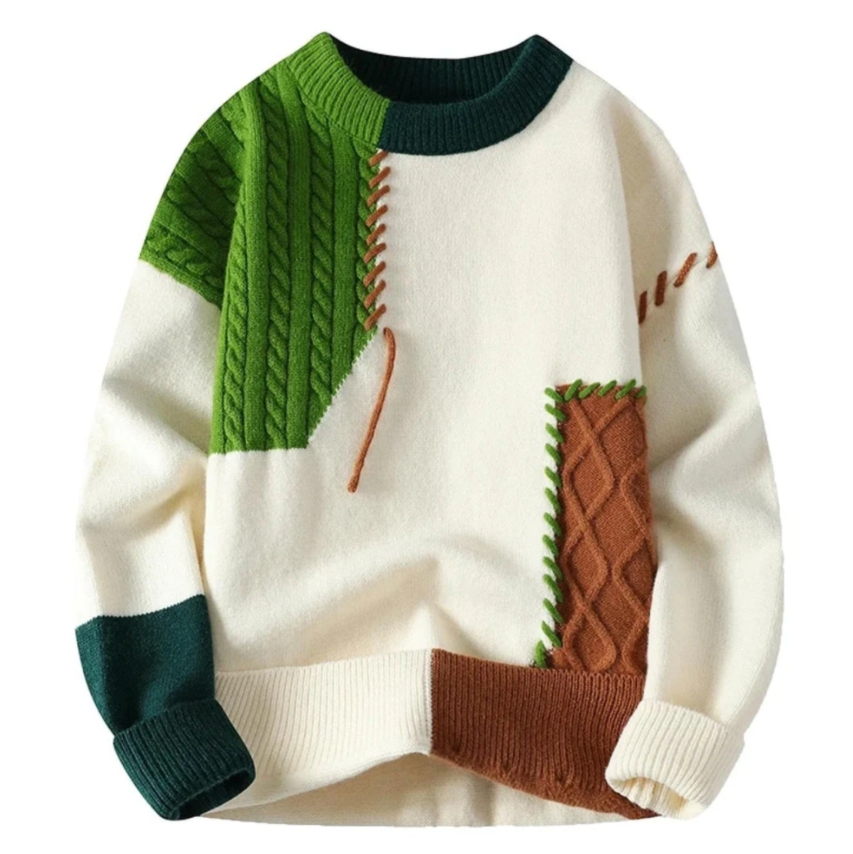 Eva™ Modern Patch Sweater