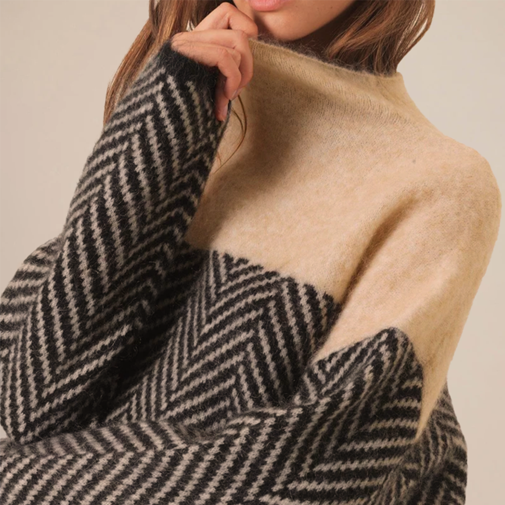 ADELIE | Premium turtleneck made from fine knit fabric