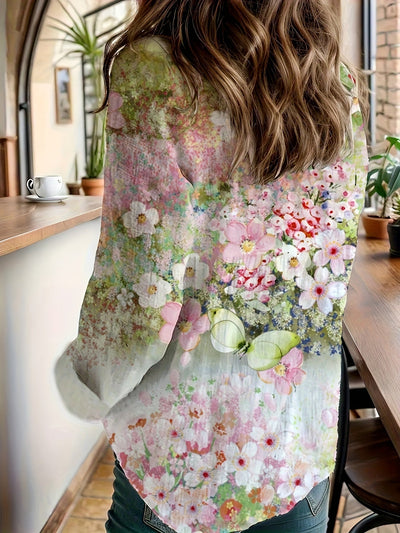 Callista™ Floral Watercolor Blouse