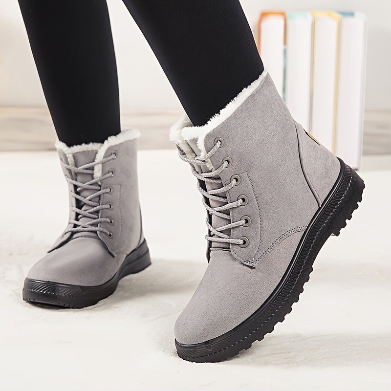 Dahlia™ Faux Fur Lace-Up Boots