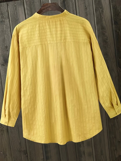 Katie – Textured Pocket Detail Blouse