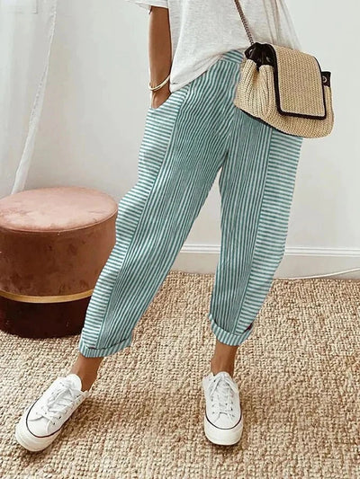 Rory – Striped Relaxed Trouser