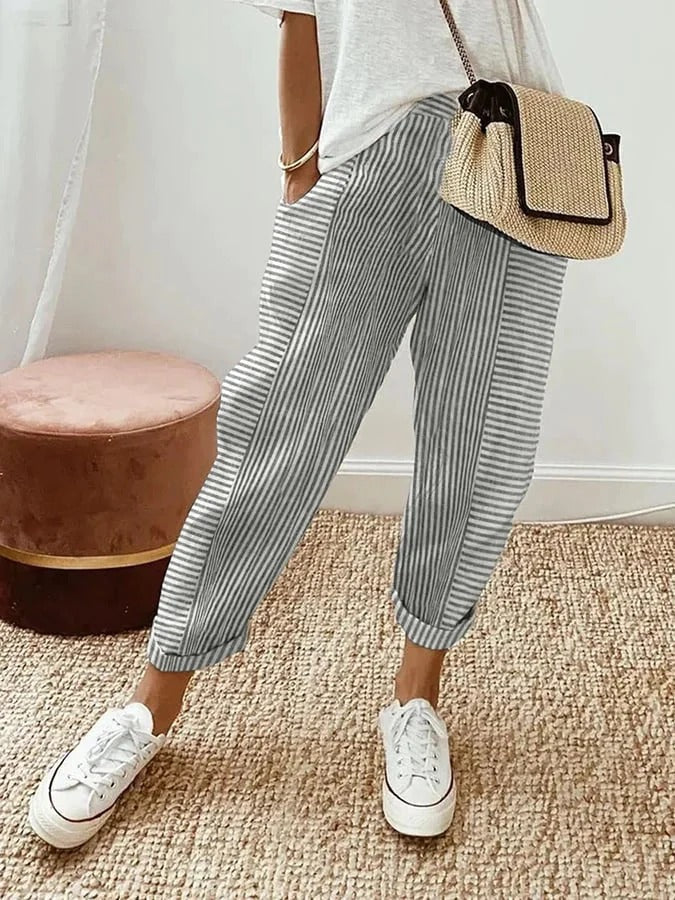 Rory – Striped Relaxed Trouser
