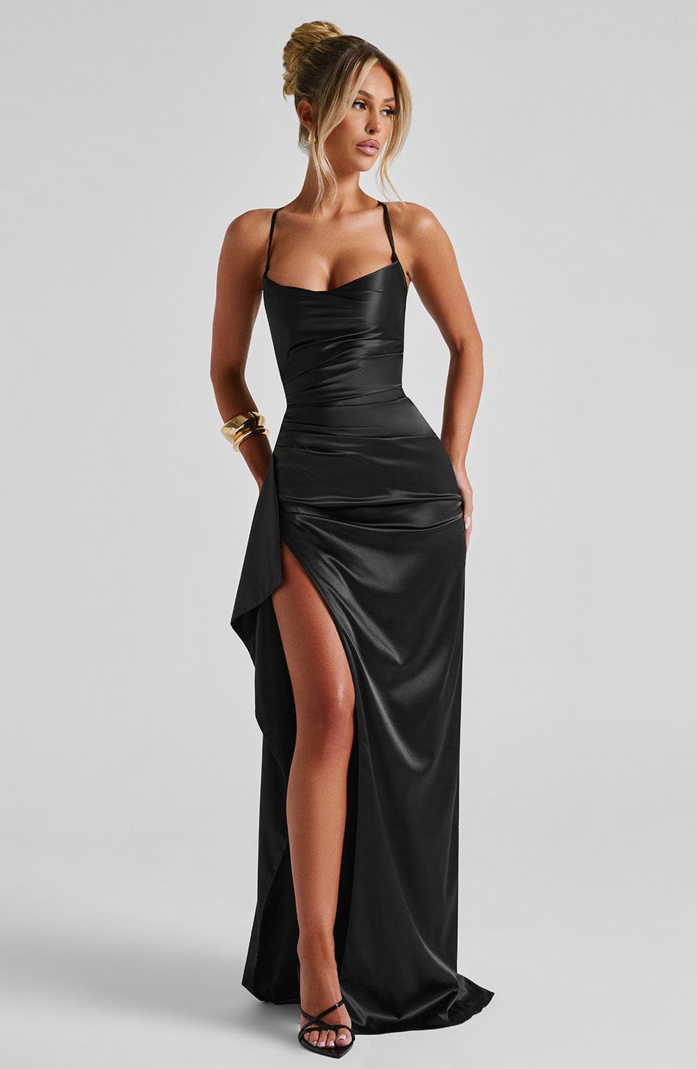 Ariadna Maxi Dress - Black