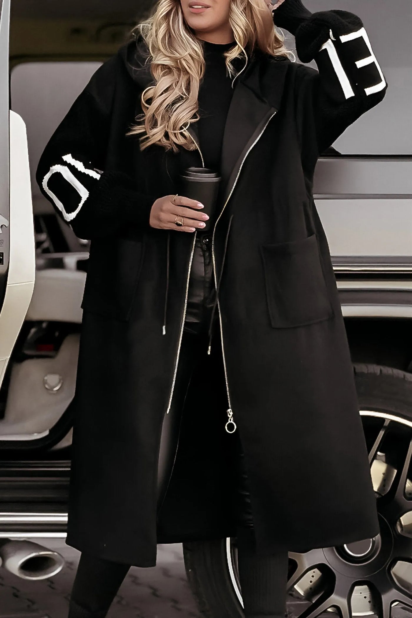 Leona™ Hooded Patchwork Jacket