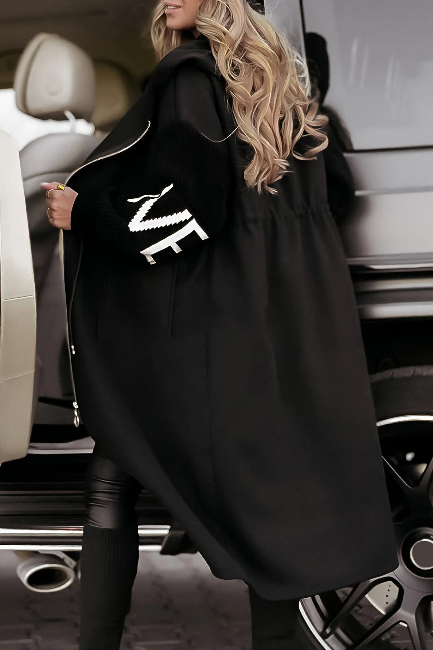 Leona™ Hooded Patchwork Jacket