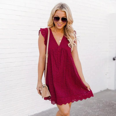 Cyra™ V Neck Summer Dress