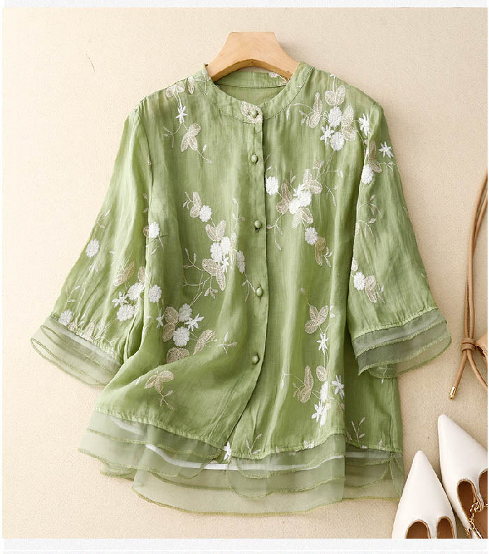 Tove™ Elegant Floral Blouse